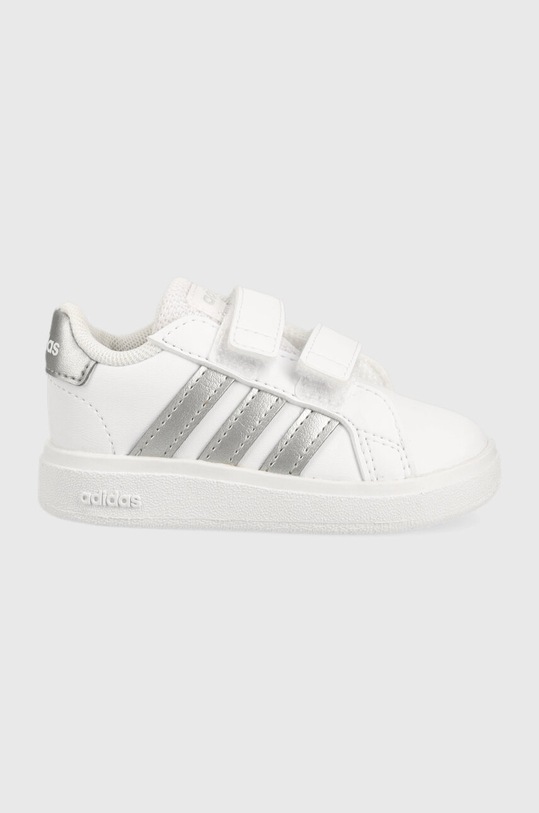 adidas sneakers pentru copii GRAND COURT 2.0 Planet friendly alb GW6526