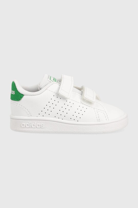 Dětské sneakers boty adidas ADVANTAGE imitace kůže bílá GW6500