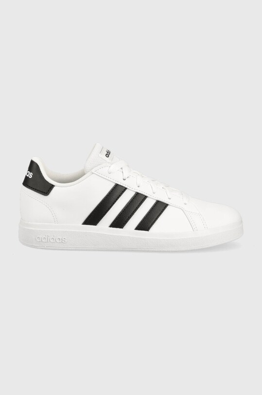 Детские кроссовки adidas GRAND COURT имитация натуральной кожи белый GW6511