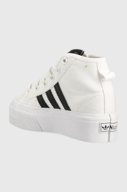 Băieți adidas Originals tenisi copii NIZZA PLATFORM MID GY9954 alb