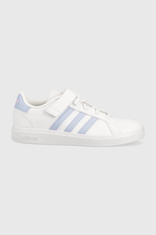 Detské tenisky adidas GRAND COURT 2.0 EL Planet friendly biela IG4841