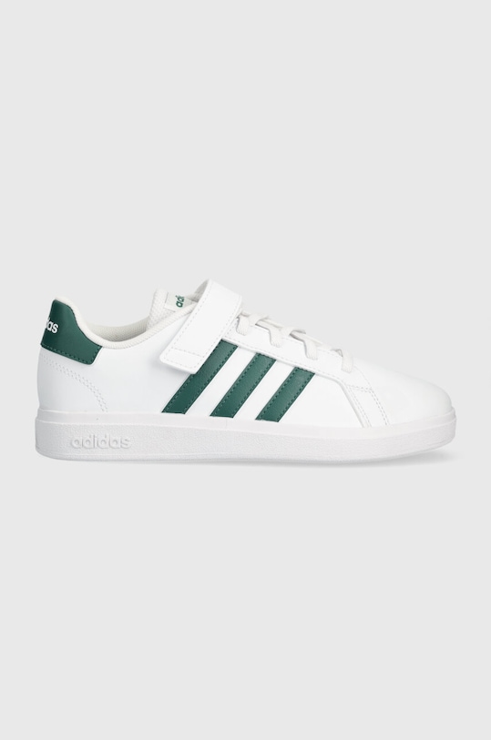 adidas sneakersy dziecięce GRAND COURT 2.0 EL imitacja skóry licowej biały IG4842