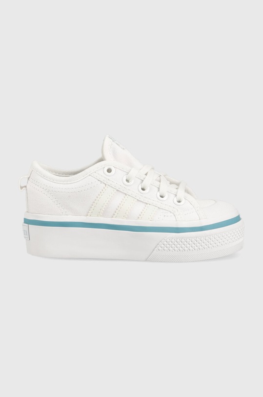 adidas Originals tenisi copii NIZZA PLATFORM C textil alb IF5143