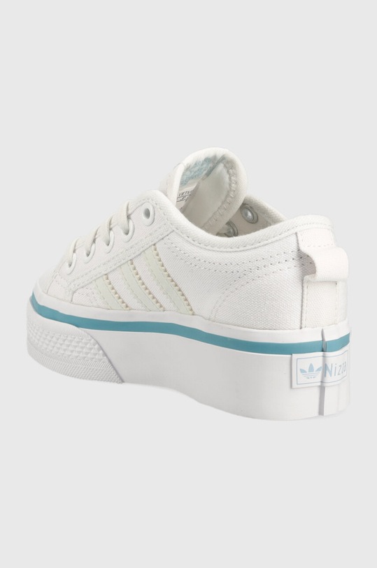 Chłopiec adidas Originals tenisówki dziecięce NIZZA PLATFORM C IF5143 biały