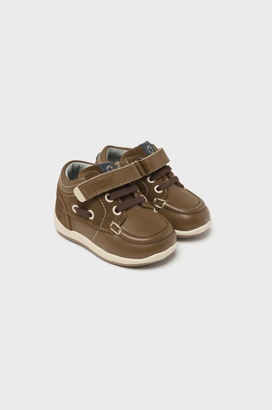 Дитячі шкіряні туфлі Mayoral 42421.53A.Baby коричневий AW23