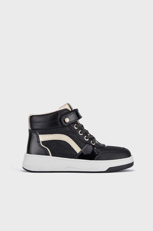 Дитячі туфлі Mayoral лицьова шкіра чорний 44402.48A.Mini