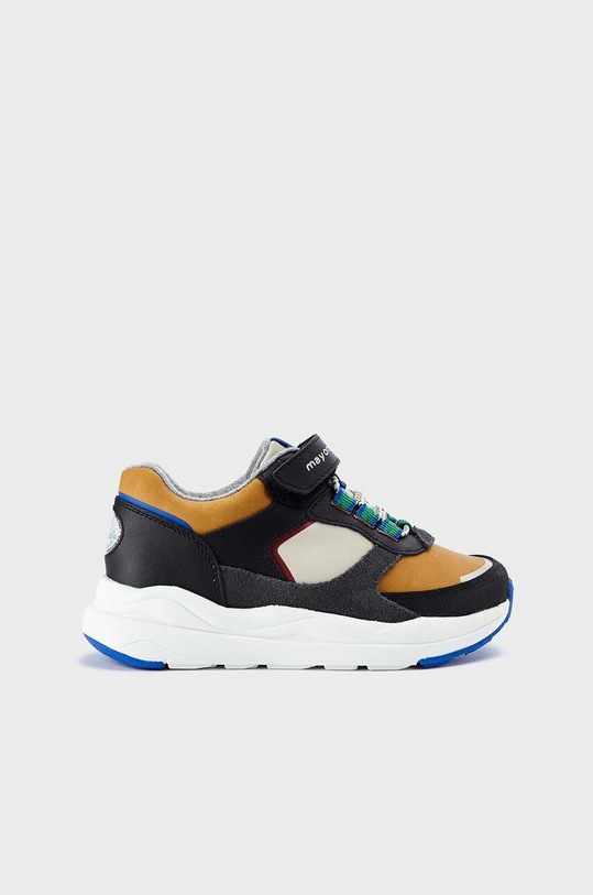 Mayoral sneakersy dziecięce syntetyczny brązowy 44422.75B.Mini
