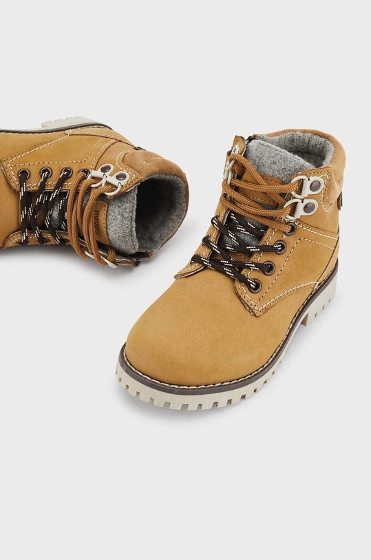 Mayoral ghete de iarna pentru copii din piele galben 44429.58B.Mini