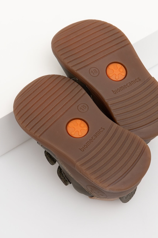 Biomecanics półbuty skórzane dziecięce 231110 zielony