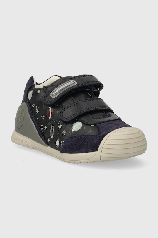 Biomecanics półbuty skórzane dziecięce 231129 granatowy AW23