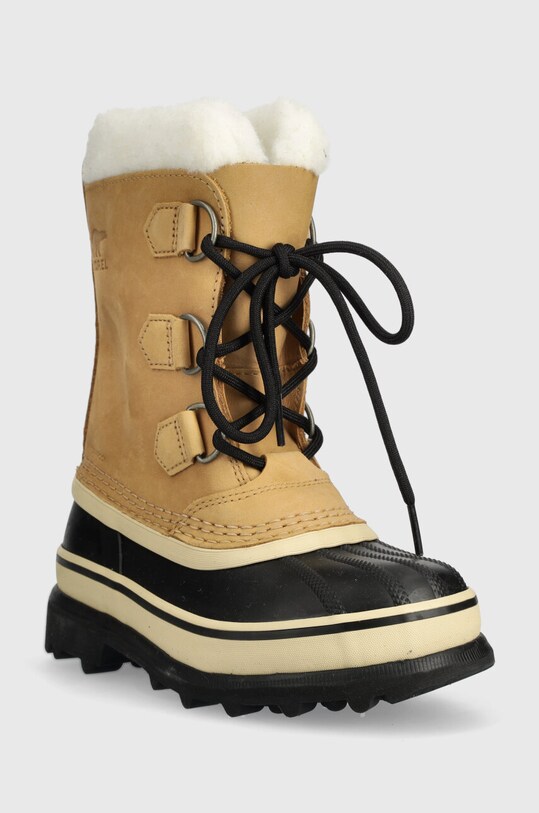 Sorel buty zimowe zamszowe dziecięce 1123511 1123511 beżowy AW23