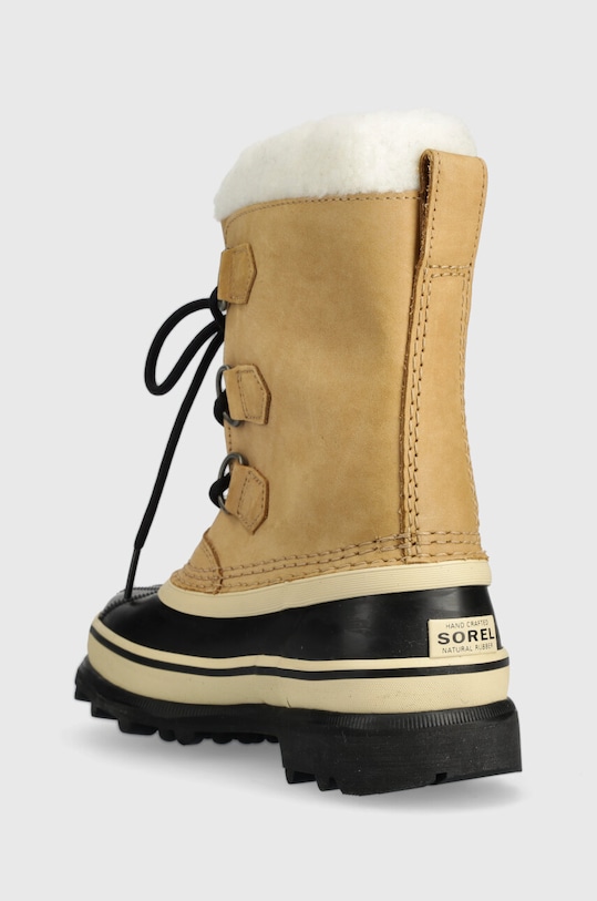 Chłopiec Sorel buty zimowe zamszowe dziecięce 1123511 1123511 beżowy