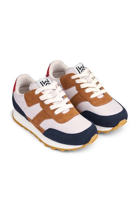 Дитячі кросівки Liewood LW17989 Jasper Suede Sneakers LW17989 темно-синій