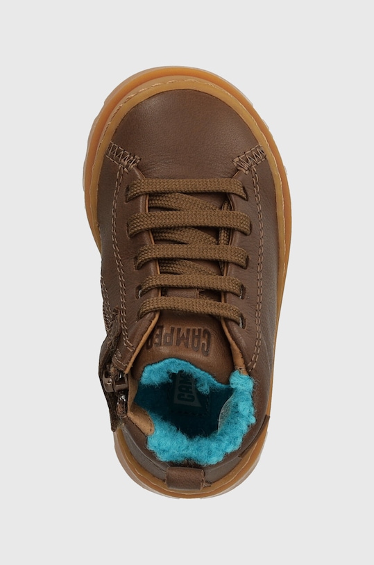 Camper półbuty skórzane dziecięce Brutus FW brązowy K900291