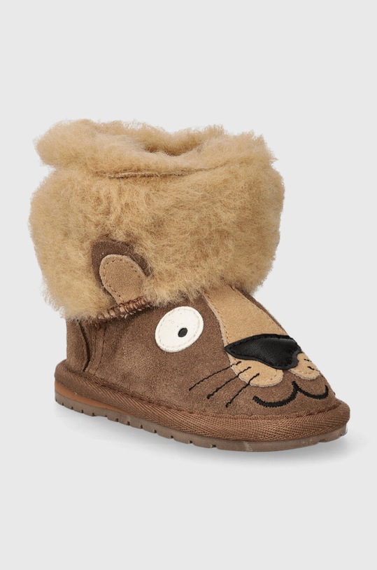 Chłopiec Emu Australia buty niemowlęce Lion Walker B12964.Lion.Walker brązowy