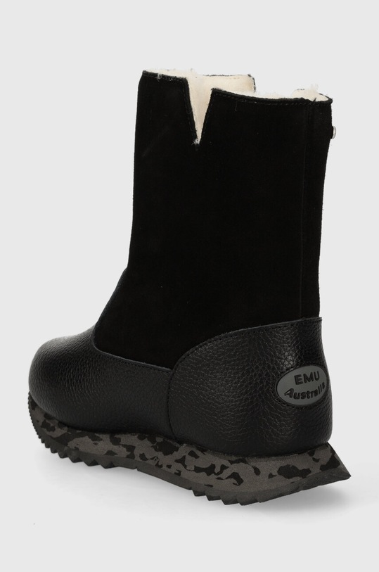 Dječaci Dječje zimske kožne cipele Emu Australia K12941 Baker K12941.Baker crna