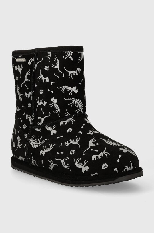 Дитячі шкіряні зимові черевики Emu Australia K12948 Reflective Dino Brumby K12948.Reflective.Dino. чорний AW23