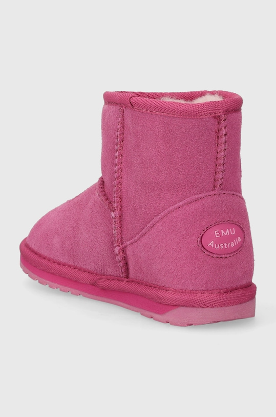 Dziewczynka Emu Australia śniegowce zamszowe dziecięce K12958 Barton Heart K12958.Barton.Heart różowy
