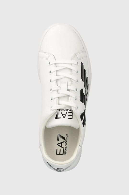 EA7 Emporio Armani teniși din piele copii alb XSX101.XOT46