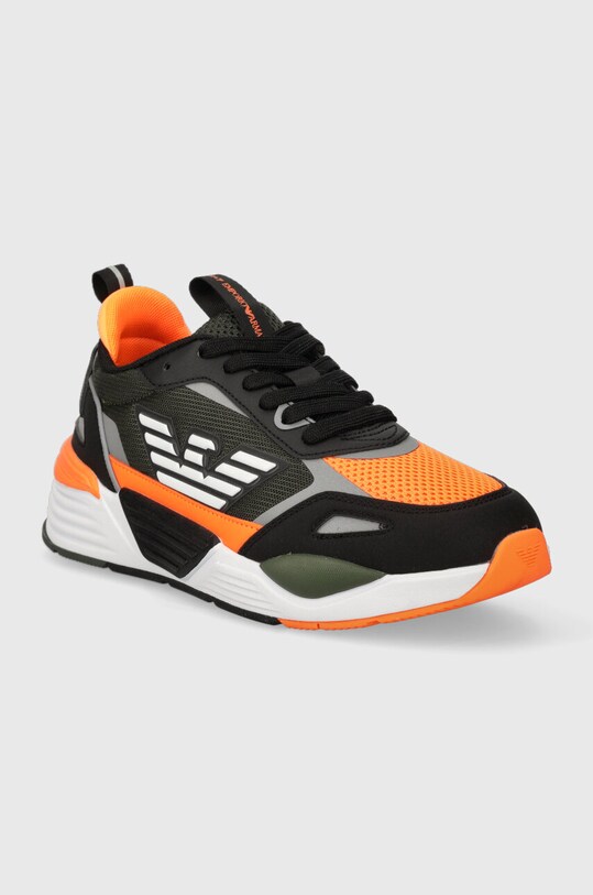 EA7 Emporio Armani scarpe da ginnastica per bambini XSX108.XOT47 arancione AW23