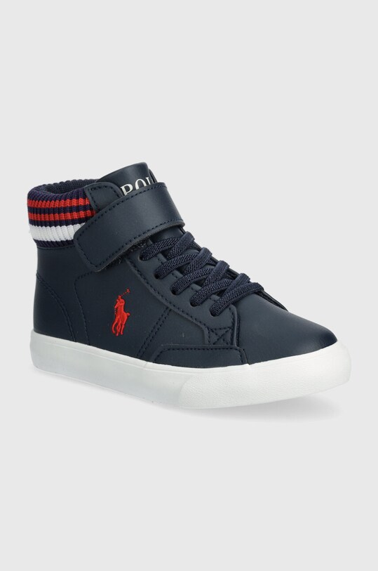 Παιδικά αθλητικά παπούτσια Polo Ralph Lauren υψηλό σκούρο μπλε RF103224.27.34