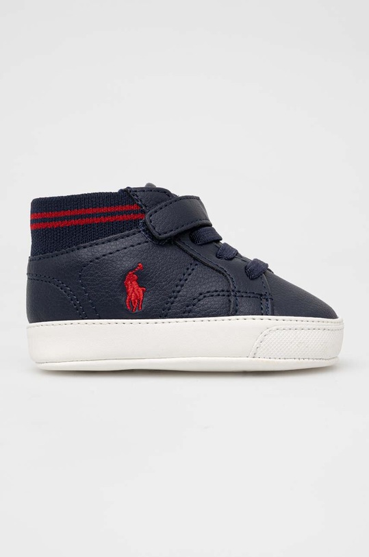 Polo Ralph Lauren buty niemowlęce imitacja skóry licowej granatowy RL100609