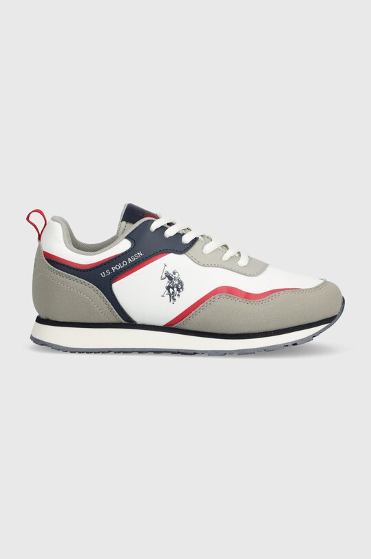 U.S. Polo Assn. sneakersy dziecięce imitacja skóry licowej szary NOBIK010C.35.39