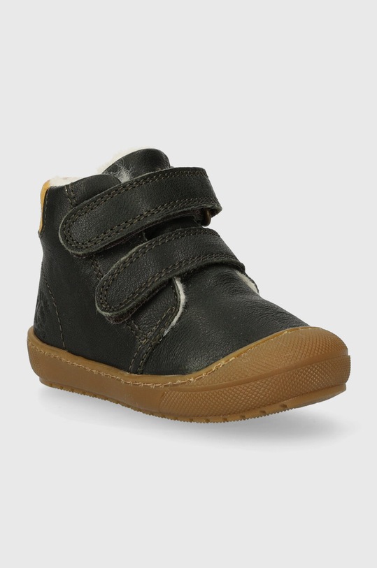 Primigi buty zimowe skórzane dziecięce 4907333 zielony AW23