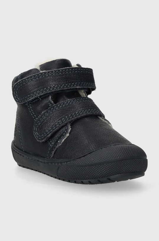 Primigi buty zimowe skórzane dziecięce 4907344 granatowy AW23