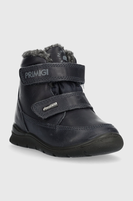 Primigi buty zimowe skórzane dziecięce 4856000 czarny AW23
