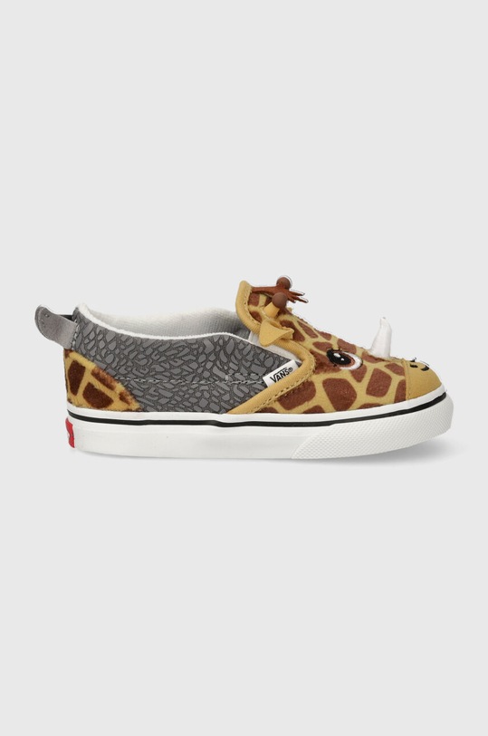 Vans tenisówki dziecięce Slip-On V Rinoceraffe VN000BVAC0V1 VN000BVA żółty AW23
