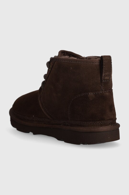 Chłopiec UGG buty zimowe zamszowe dziecięce K NEUMEL II 1017320K brązowy