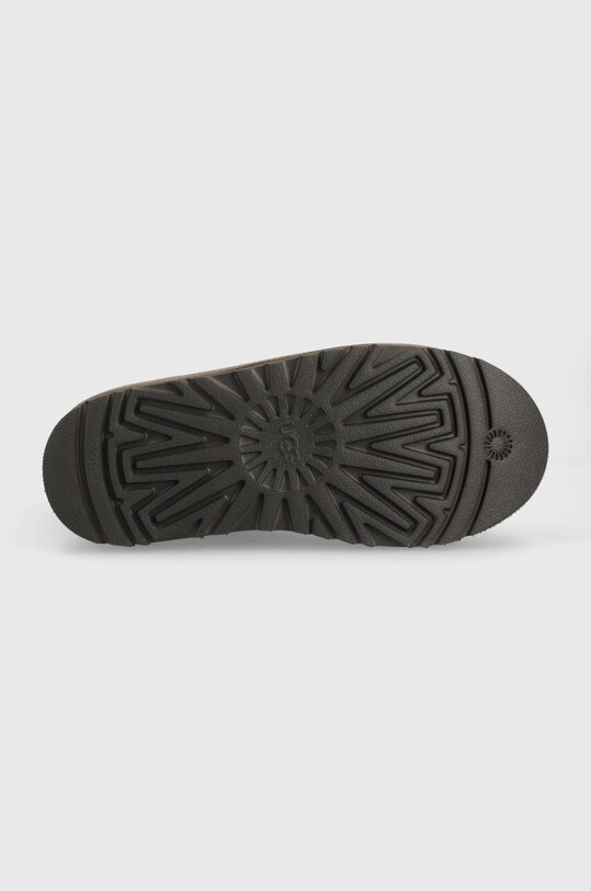 UGG śniegowce zamszowe dziecięce CLASSIC MINI PLATFORM 1143700K szary