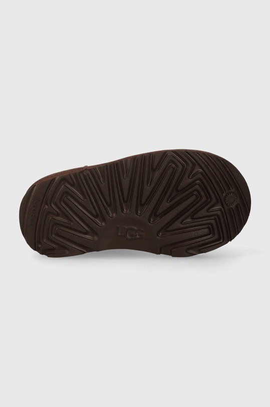 UGG gyerek hócipő velúrból T CLASSIC ULTRA MINI 1130750T barna
