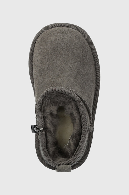 Dětské semišové sněhule UGG T CLASSIC ULTRA MINI šedá 1130750T