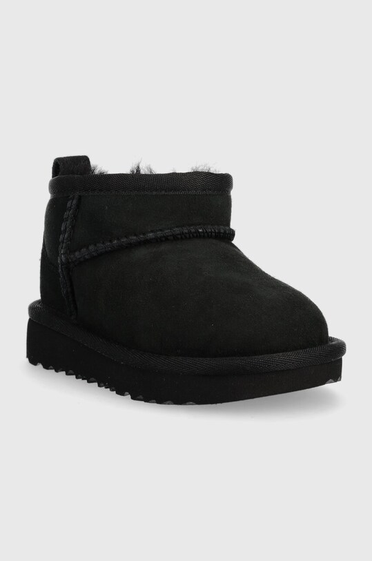 Дитячі замшеві чоботи UGG T CLASSIC ULTRA MINI 1130750T чорний AA00
