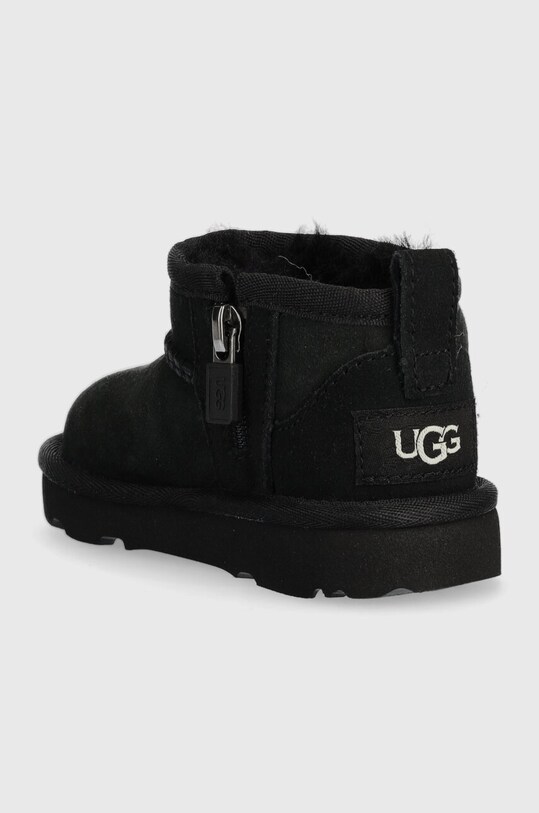 Хлопчик Дитячі замшеві чоботи UGG T CLASSIC ULTRA MINI 1130750T чорний