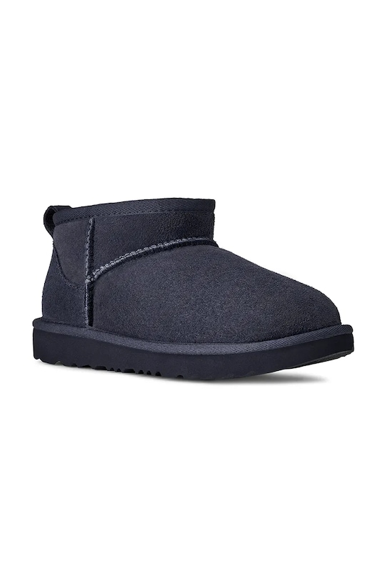 UGG cizme de zăpadă din piele întoarsă KIDS CLASSIC ULTRA MINI 1130750K bleumarin AA00