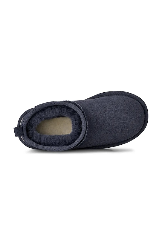 UGG cizme de zăpadă din piele întoarsă KIDS CLASSIC ULTRA MINI 1130750K bleumarin