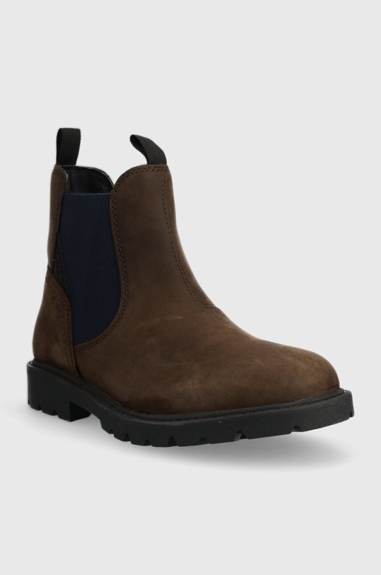 Geox cizme chelsea din piele intoarsa J16FAA.00045.36.41 maro AW23