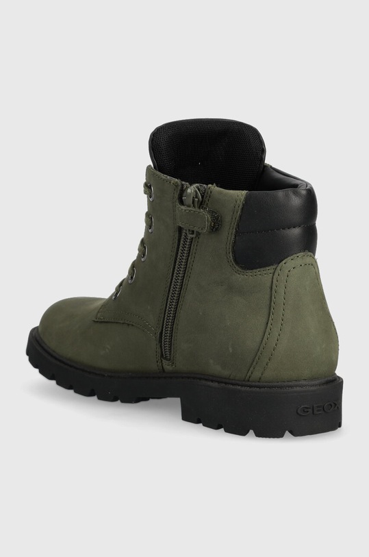 Băieți Geox ghete de iarna pentru copii din piele J16FAB 032BC J SHAYLAX J16FAB.032BC.36.41 verde