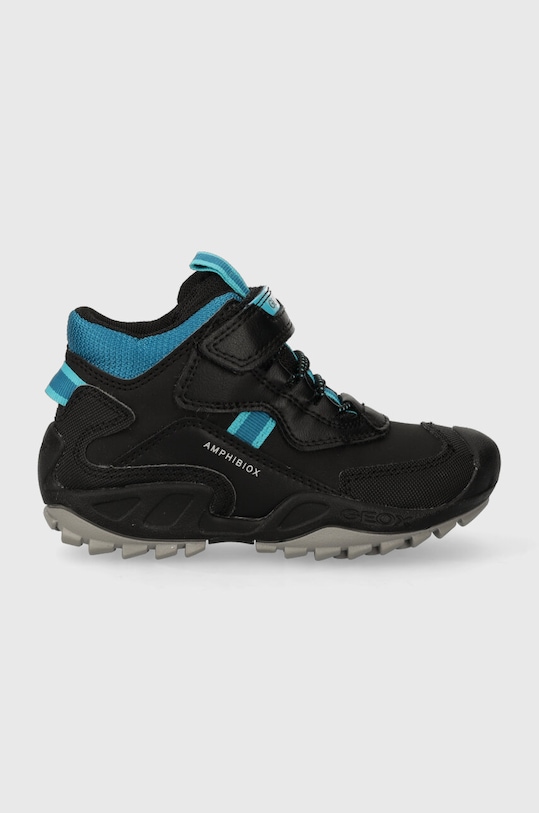 Geox cizme de iarna pentru copii imitatie de piele negru J261WB.050BU.24.27