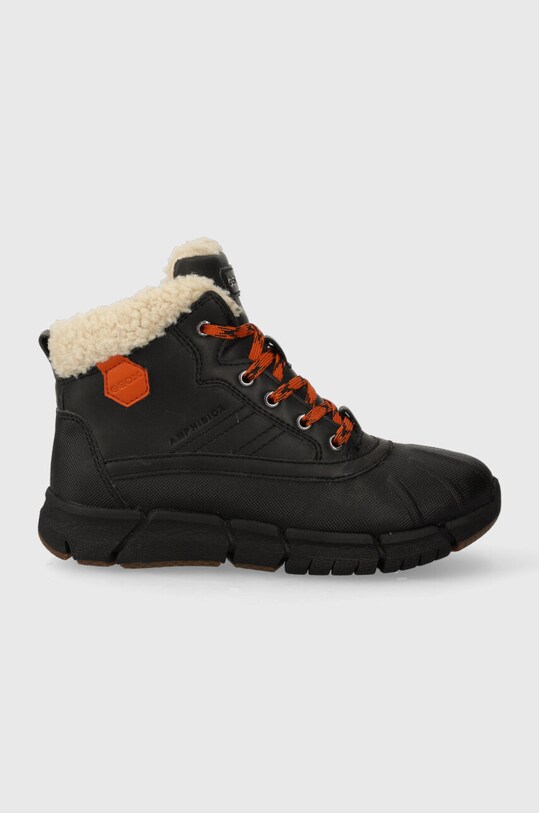 Geox buty zimowe dziecięce imitacja skóry licowej czarny J269XE.0ME50.28.35