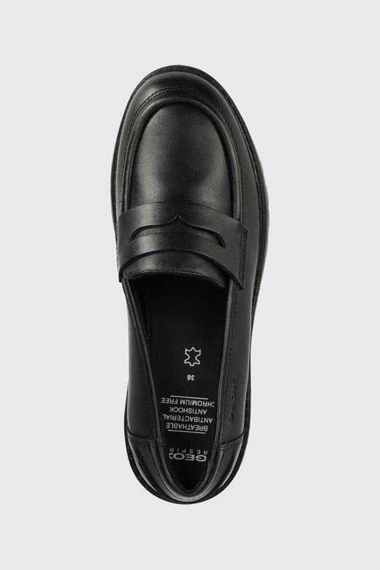 Detské kožené mokasíny Geox čierna J3620C.00043.36.41