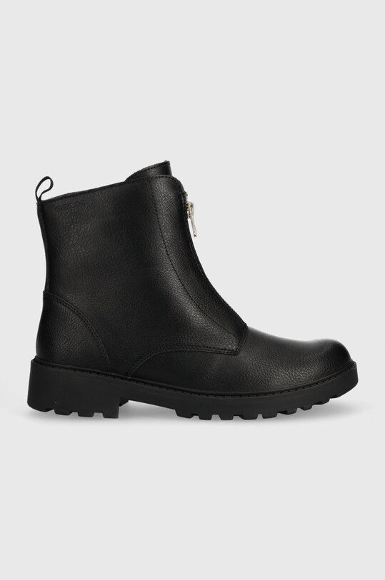 Geox botki dziecięce imitacja skóry licowej czarny J3620E.000BU.36.39