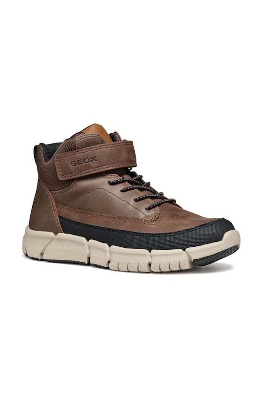Geox cizme de iarna pentru copii imitatie de piele maro J369BA.0CLFU.28.35