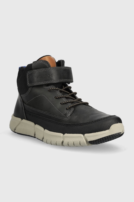Detské kožené tenisky Geox J369BA.0CLFU.36.41 čierna AW25
