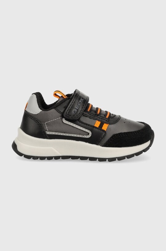 Geox sneakersy dziecięce imitacja skóry licowej czarny J36GMA.054FU.24.27