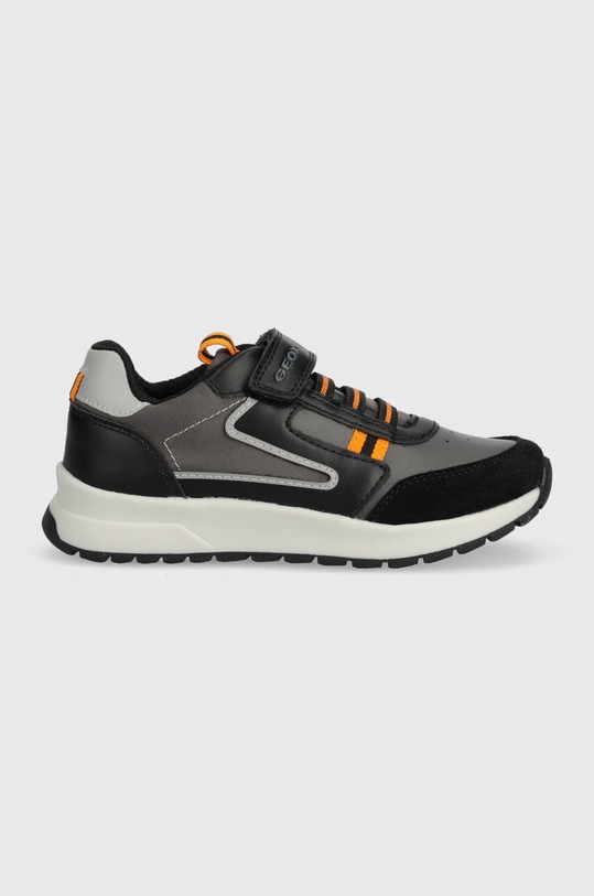Geox sneakersy dziecięce imitacja skóry licowej czarny J36GMA.054FU.28.35
