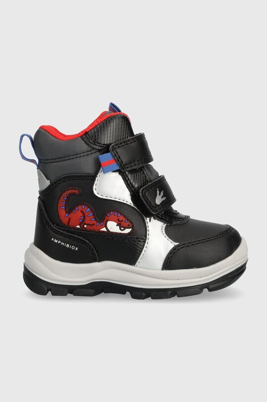 Geox pantofi copii B363VA 054FU B FLANFIL B ABX sintetic negru B363VA.054FU.20.23